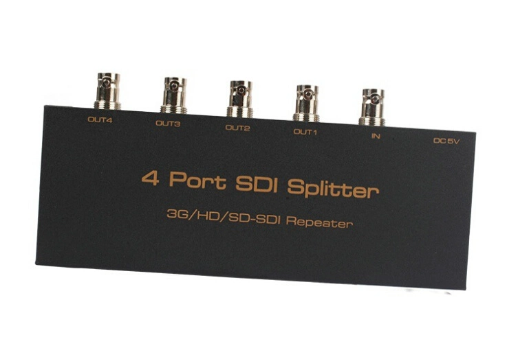 Mini Converter Video 1 Input 4 Output 3G HD SDI Splitter