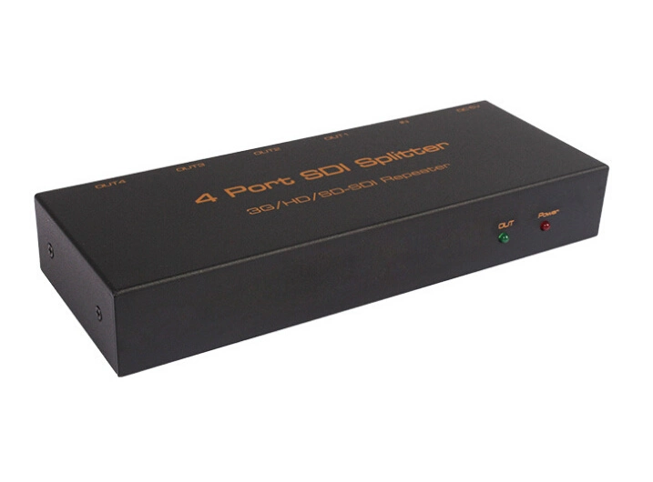 1080P 1 to 4 Video Audio BNC Splitter SD/HD/3G SDI Splitter