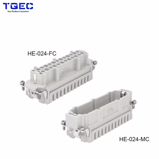 Hdc-He-032-F 32 Pins Industrial Multipole Modular Machine Heavy Duty Connector